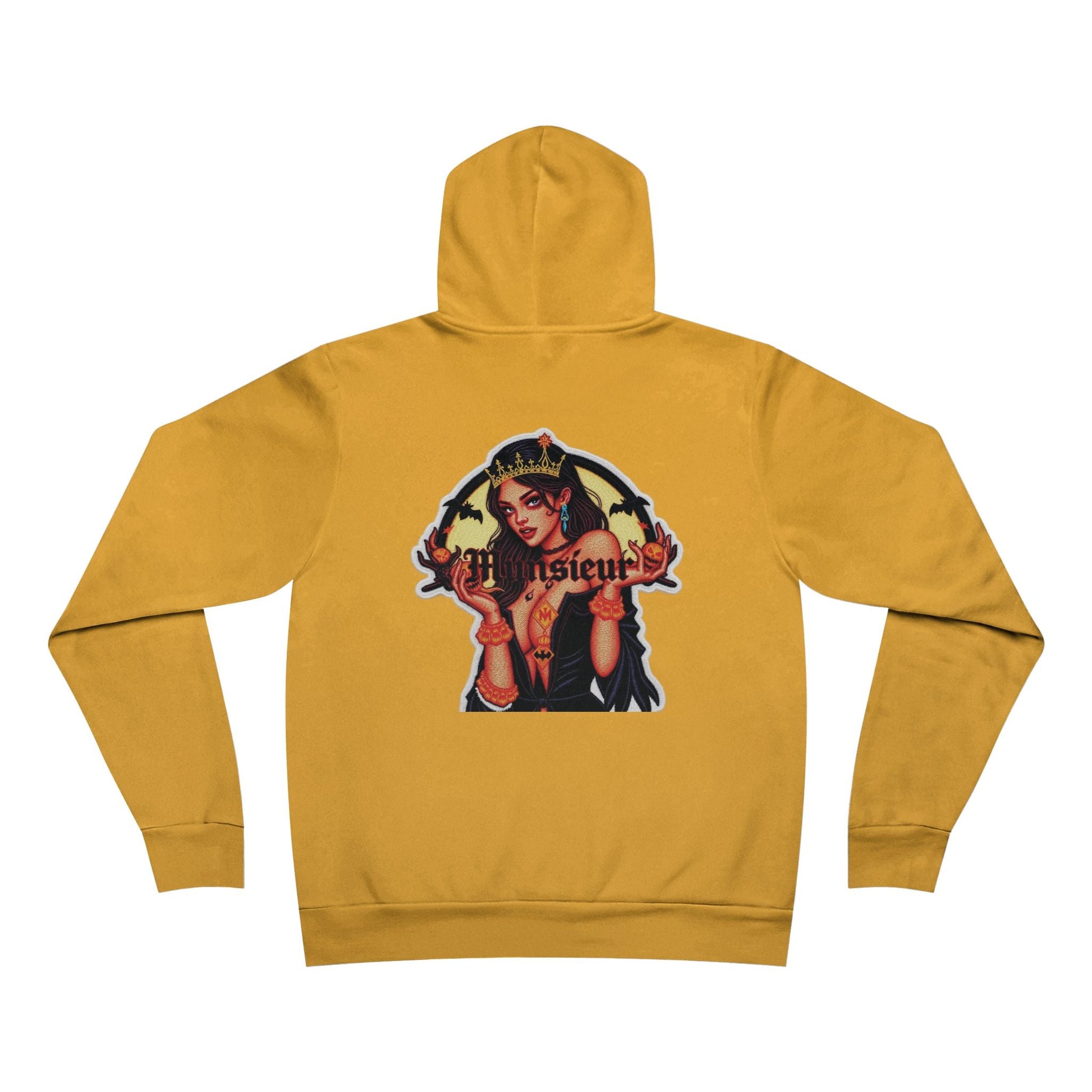 MUNSIEUR Tattooed Queen Pullover Halloween Hoodie Unisex Graphic Sweatshirt Streetwear Fashion Gift for Her Hipster Apparel Unique Design - Munsieur