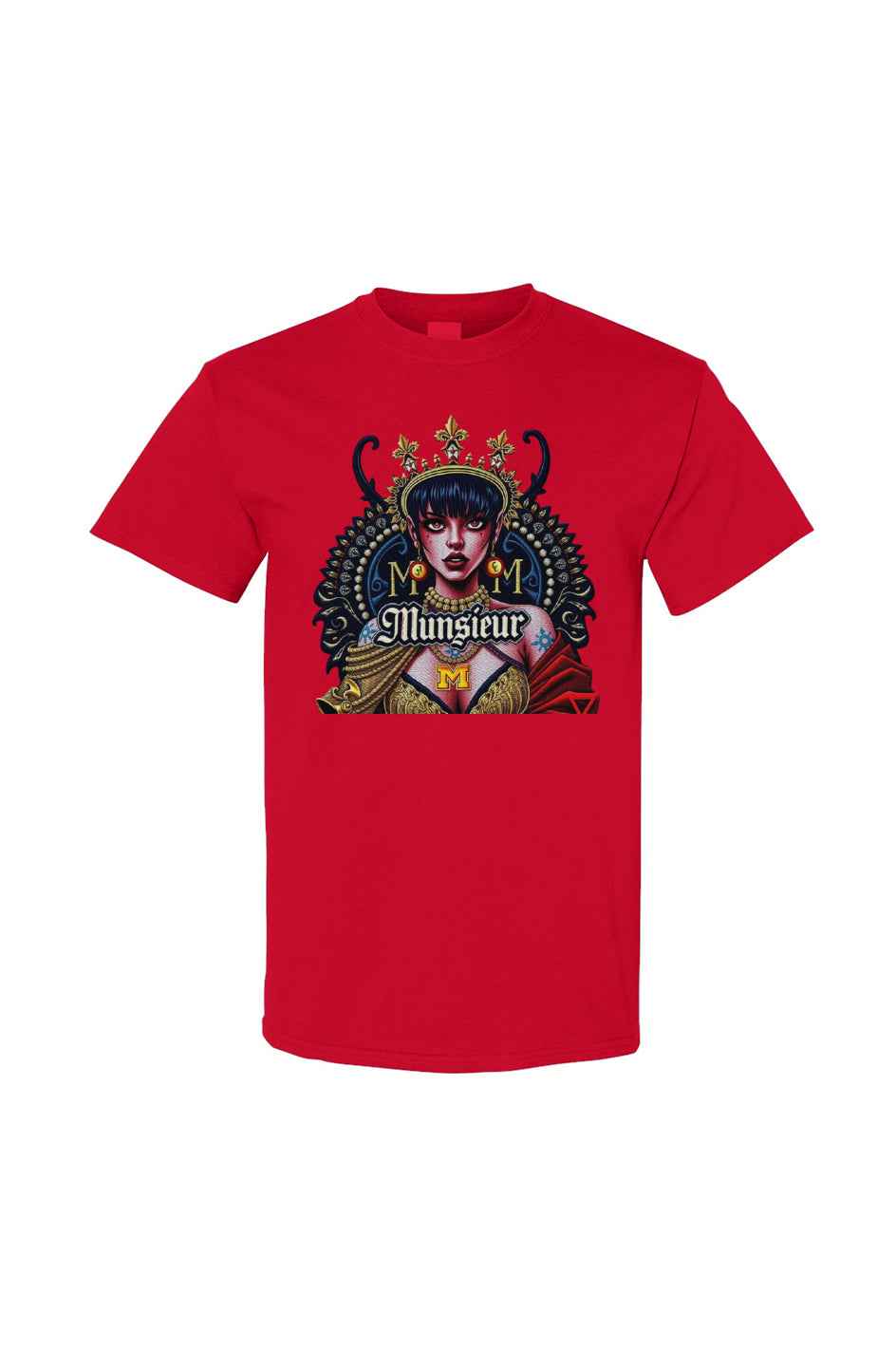 MUNSIEUR Unisex Tee Gildan Cotton T-Shirt "Halloween Queen" - Munsieur