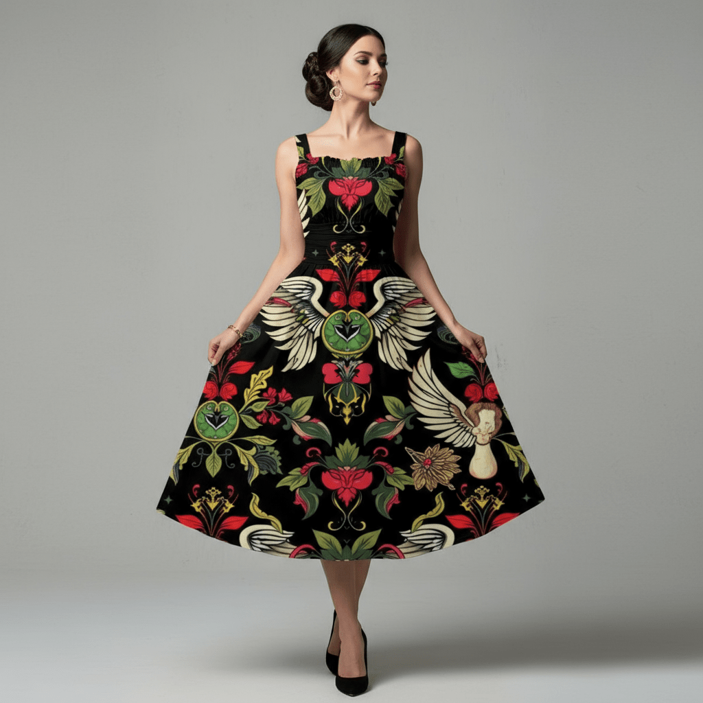 MUNSIEUR Women‘s Ruffle Hem Dress - Munsieur