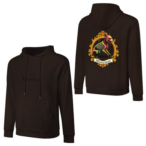 Year of the Dog Hoodie in black featuring colorful graphic and cozy design for casual wear