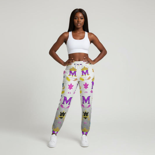 Women's Leggings MUNSIEUR All - Over Print Knitted Fleece "Beauty Rest" - Munsieur