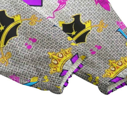 Women's Leggings MUNSIEUR All - Over Print Knitted Fleece "Beauty Rest" - Munsieur