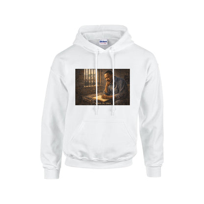 Men's MLK Hoodie "The Incarceration" - USA Printed Double Sided